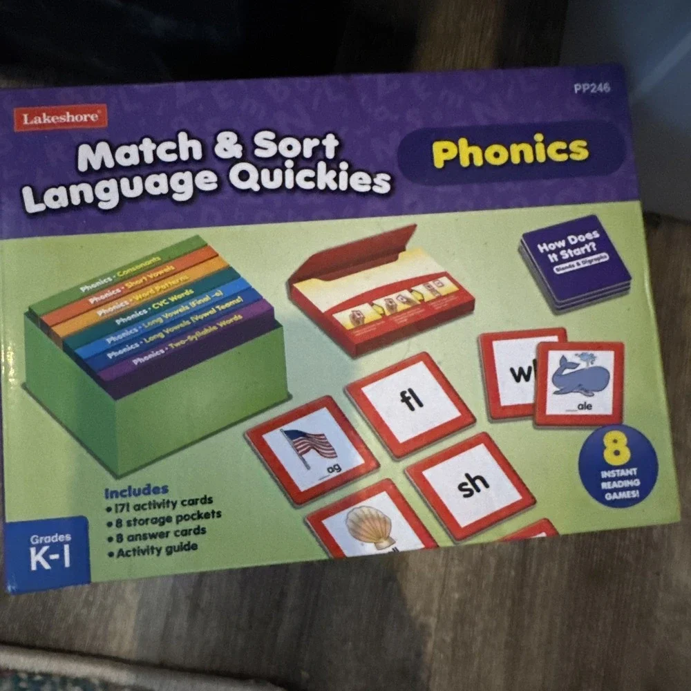 Lakeshore Learning Touch & Read Match Level 1  K-2 Learn To READ lot Of 6